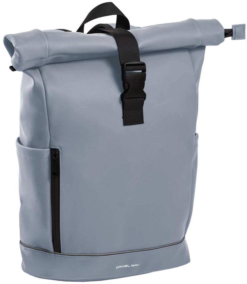 Daniel Ray Highlands Rolltop Rugtas - Laptoptas tot 15.6 inch - Zachtblauw
