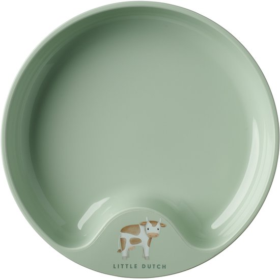 Mepal Mio Oefenbord Little Dutch - Magnetronbestendig - Met greep - Kinderservies - Little Farm