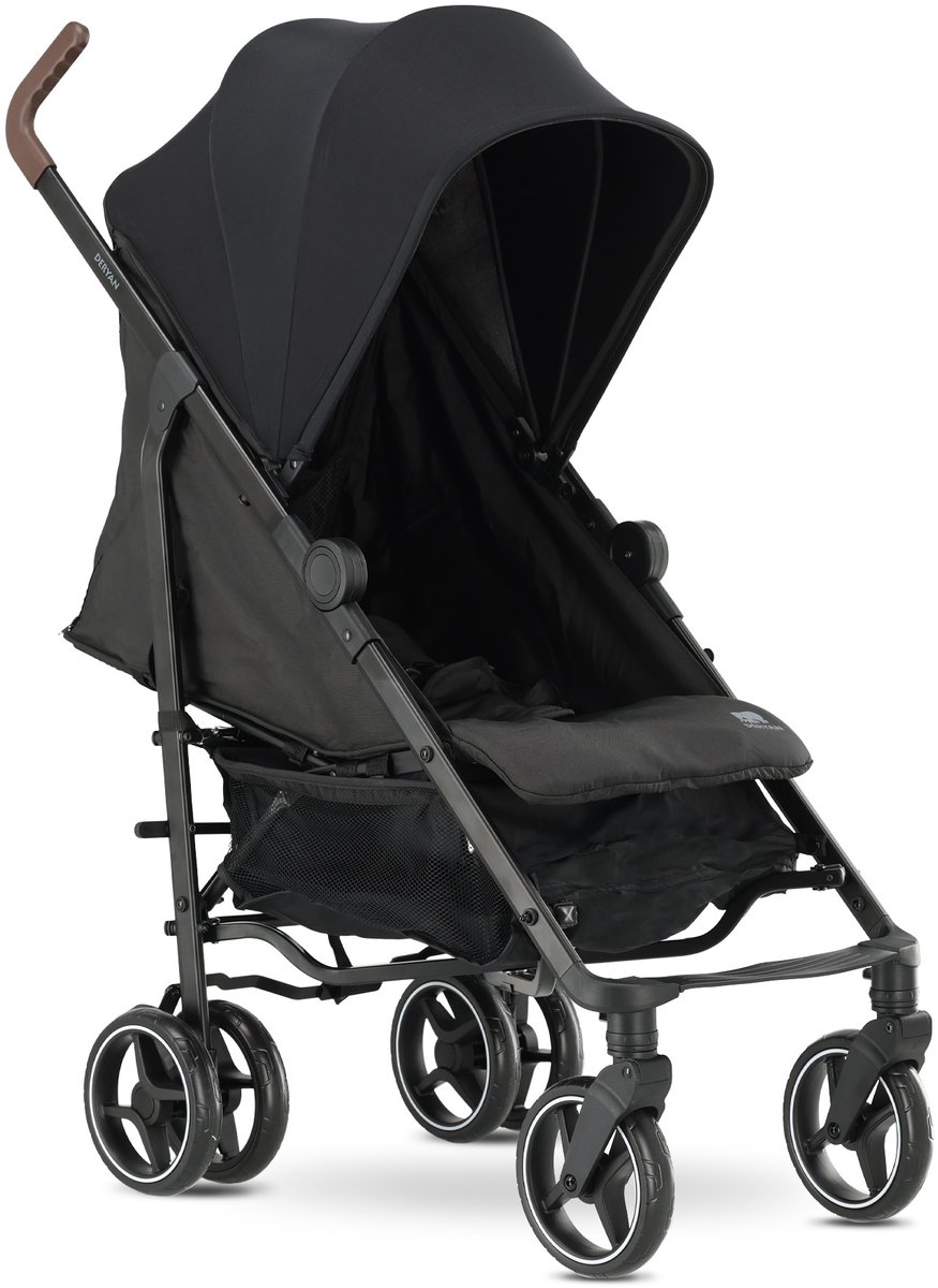 Deryan Bobbie Paraplu Buggy - Kinderbuggy tot 22kg - Zwart — cadeau in Cadeau-ideeën - foto 3