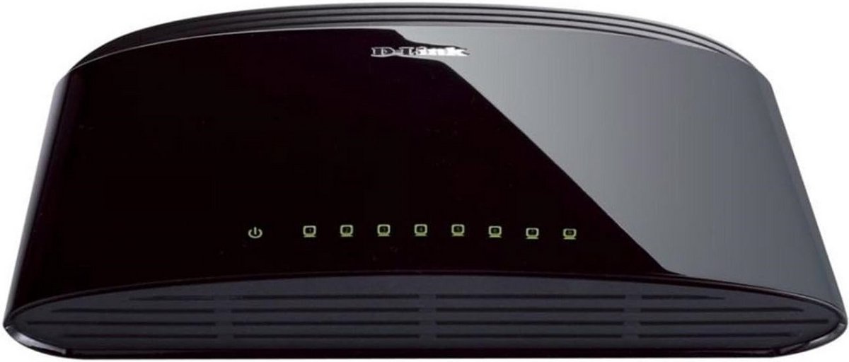 8-poorts 10/100 Mbps netwerkschakelaar - compacte switch voor thuis en kantoor
