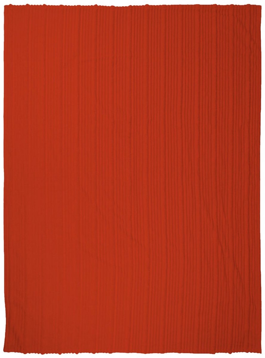 Linen & More Plaid Strepen Oranje 140x200cm