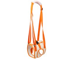 Maat M, taille 35-45 cm, beenomtrek 24 cm, ondersteuning voor de achterpoten van het huisdier, hondentuigje met ondersteuning voor de achterpoten - draagzak voor kleine honden, , geschikt voor oudere honden - alternatief voor een hondenrolstoel
