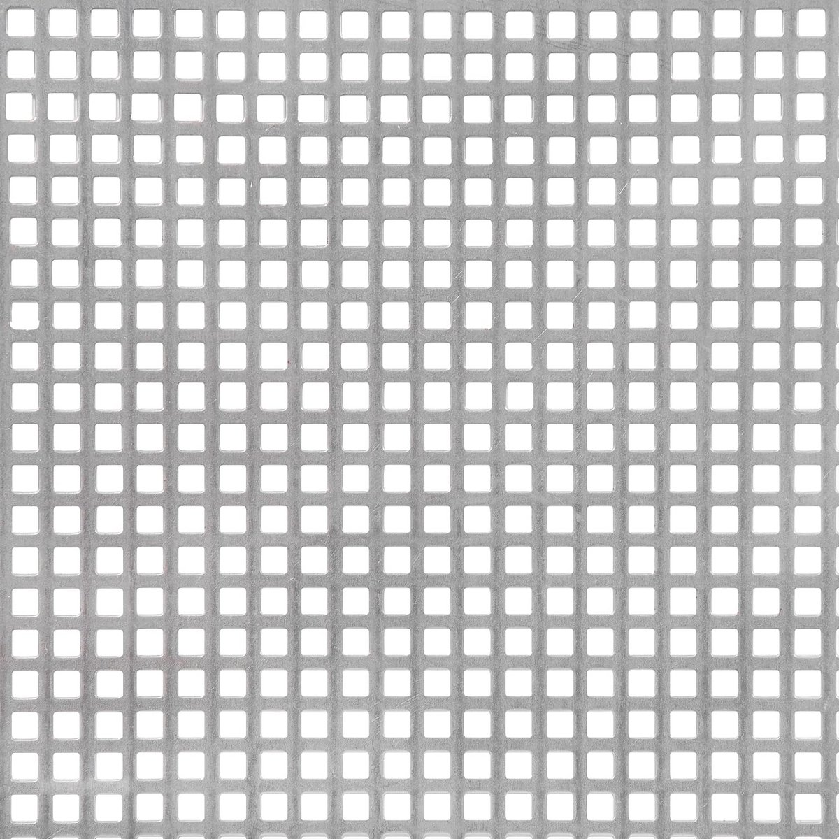 Geperforeerde Plaat Staal 250x500x1mm met Vierkante Gaten