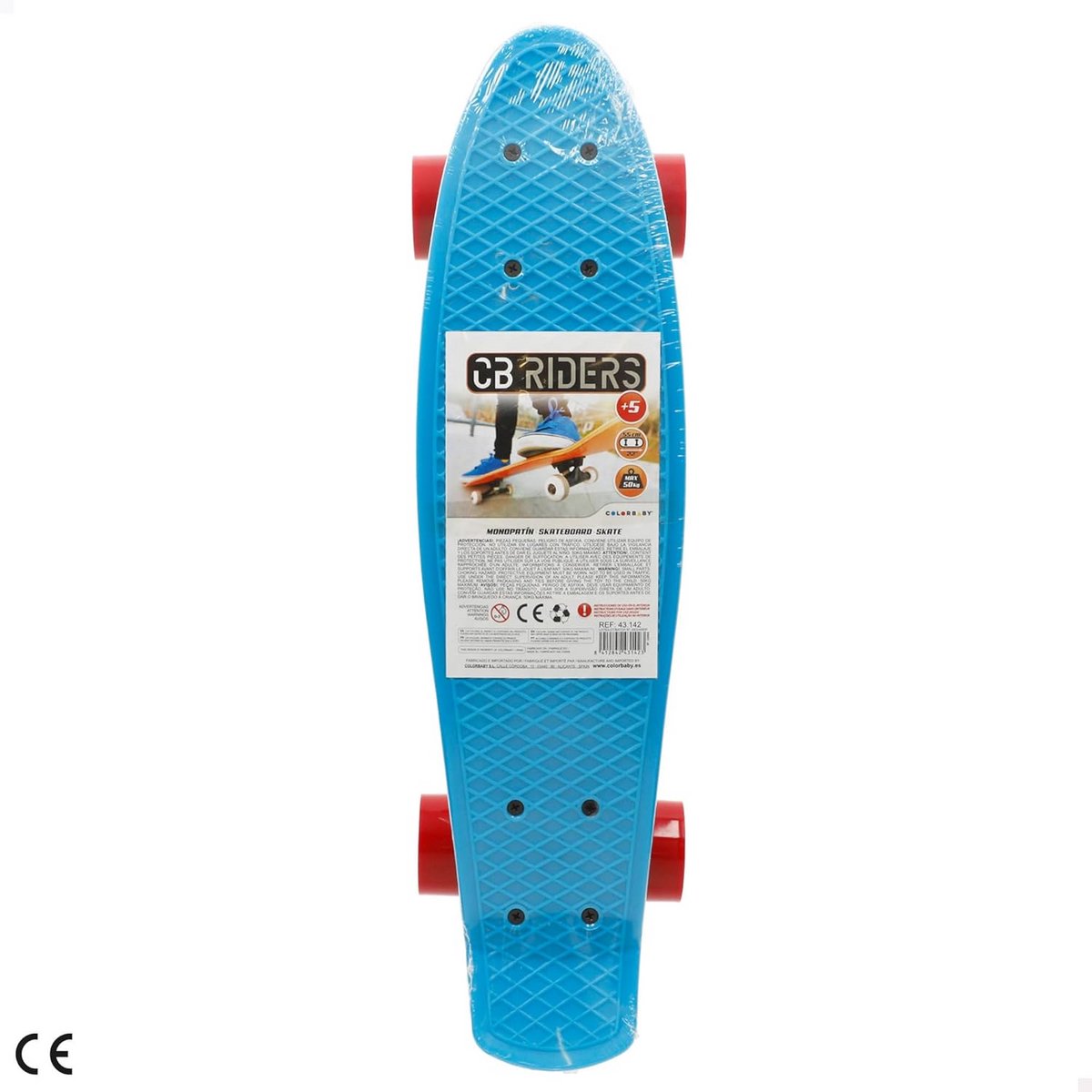 Beginners Skateboard Blauw - Volledig Longboard voor Tricks en Stadsvervoer