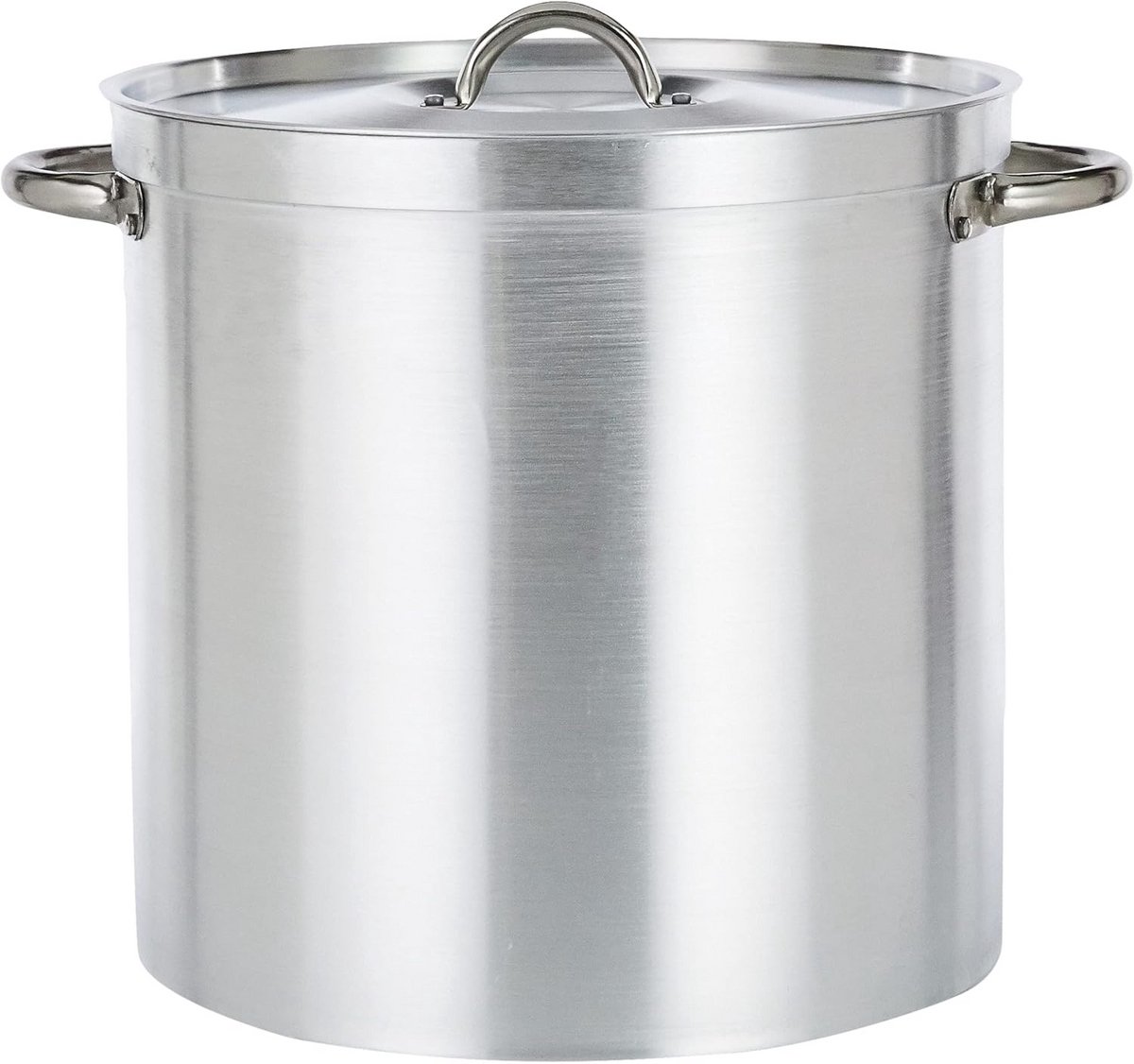 Ronde Kookpan met Deksel 45 cm RVS