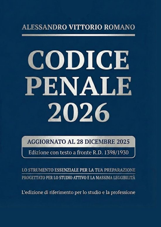 Codice Penale 2026 - cover