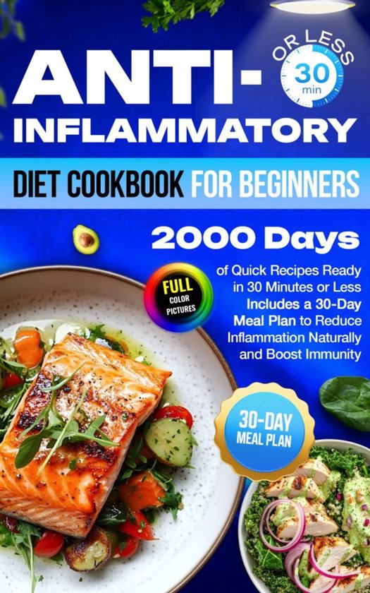 Anti-Inflammatory Diet Cookbook for Beginners - cover