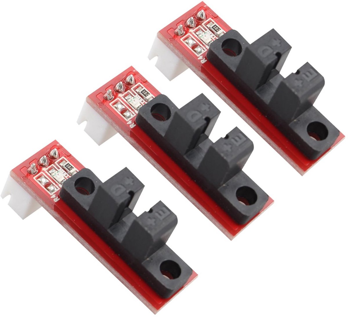 3 Stuks Optische Eindstop Schakelaars voor 3D Printers en CNC Machines