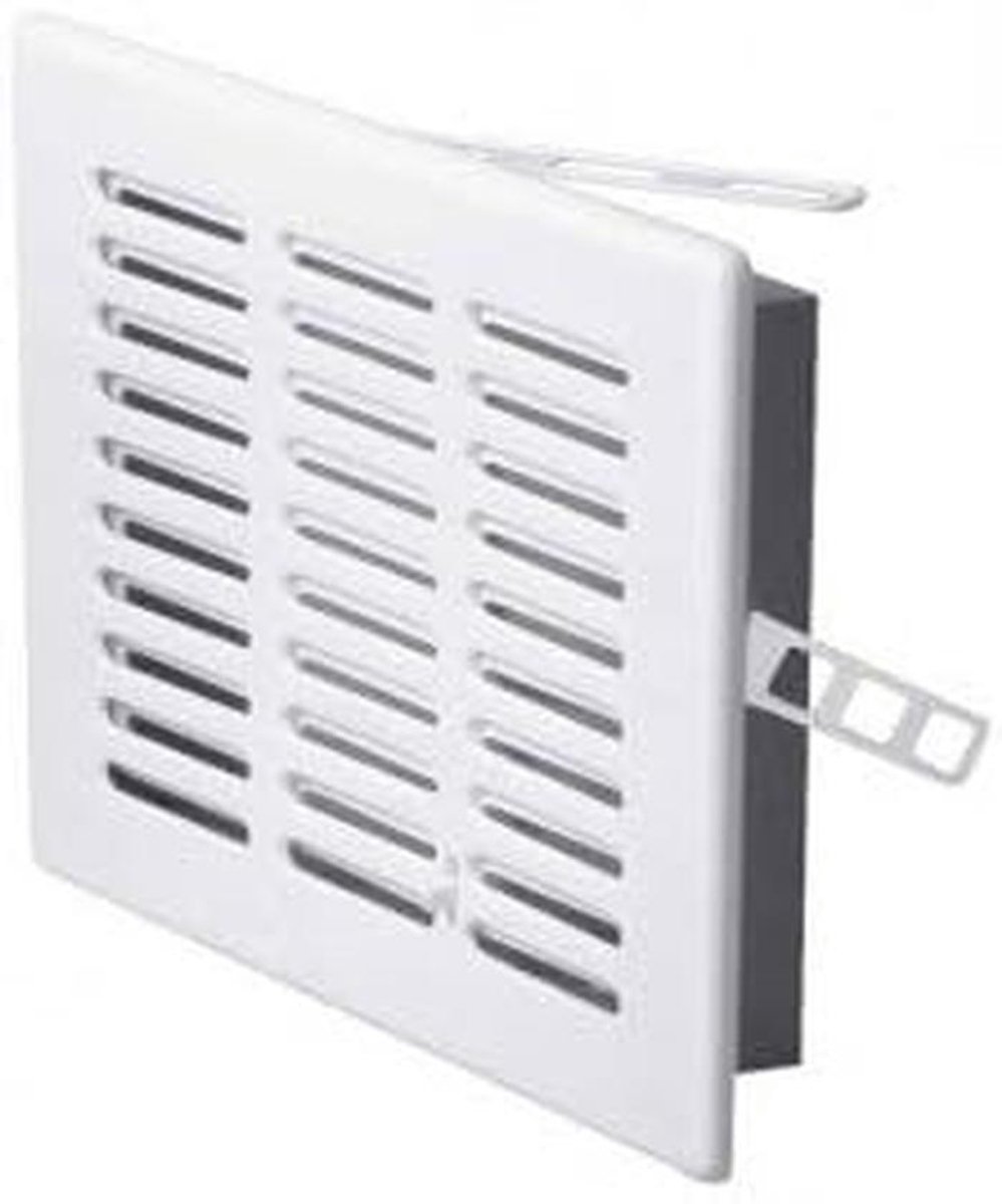 Verkrijgbare Ventilatie Rooster 165x165mm met Regelbare Klep - Afdekrooster voor Ventilatiekanalen