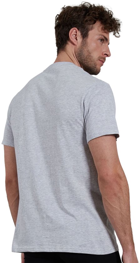 T-shirts homme Gotzburg coupe classique col rond (lot de 2) - gris - Taille : XL