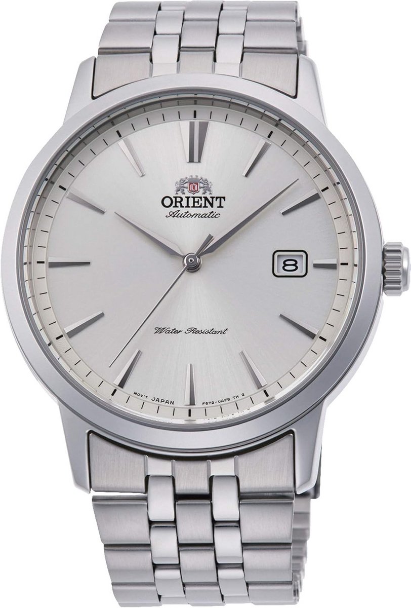 Automatisch Herenhorloge Zilver RVS Band en Kast Datumweergave Waterdicht