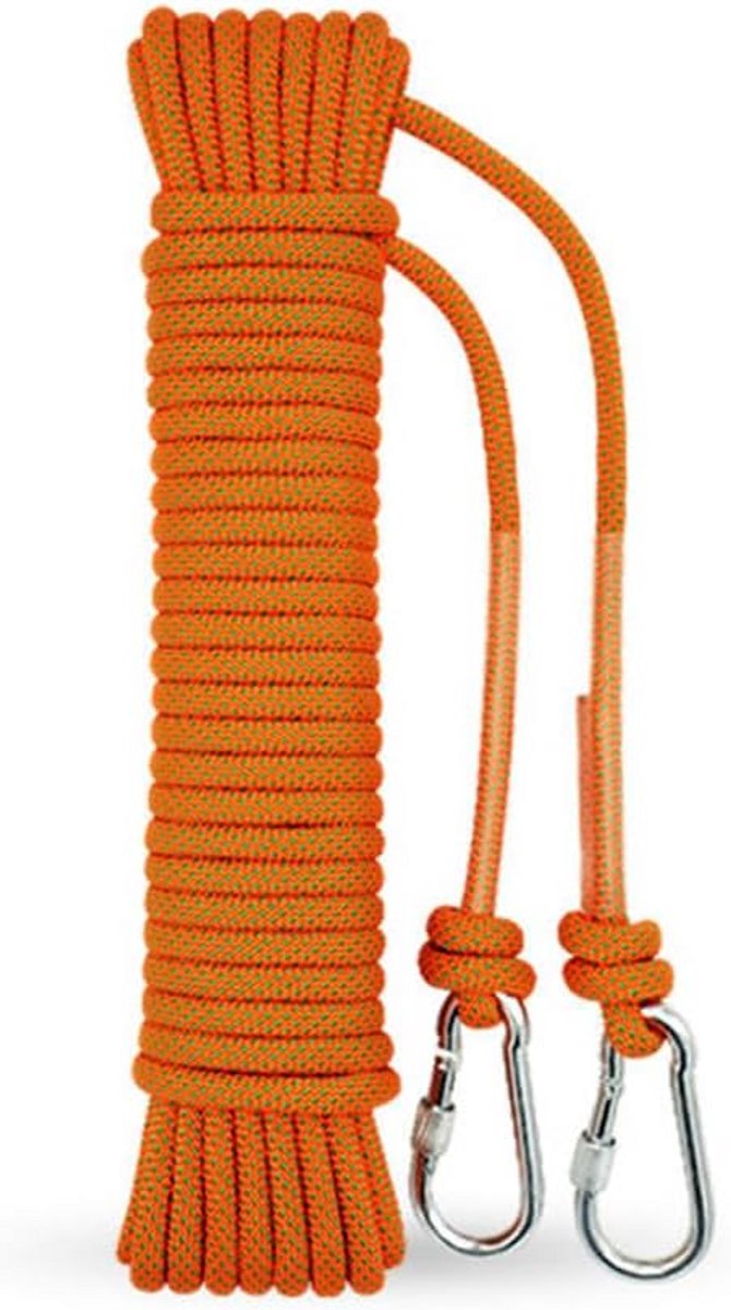 Sterke Waslijn met Stalen Kern - 5 tot 13 Meter - Met Haken en Clips