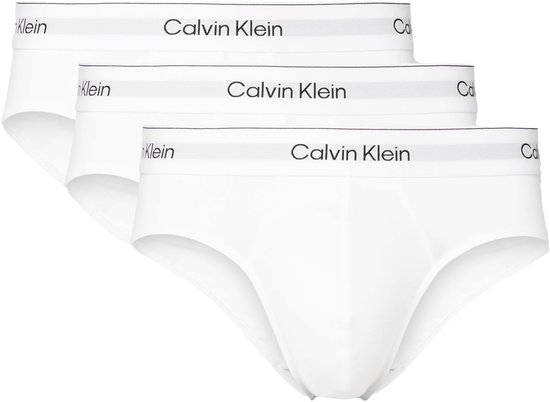 Calvin Klein heupslip 3-pack 100 3 wit heren L