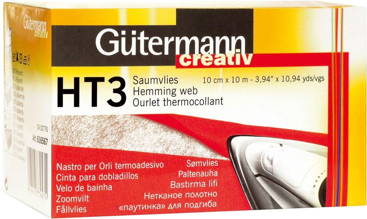 Hemming Web 10cm x 10m - Naadloos Zomen