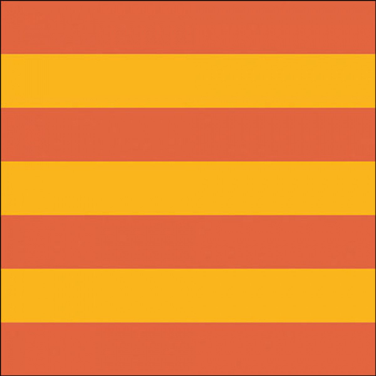 Ambiente Lunch servetten - Block stripe yellow/orange