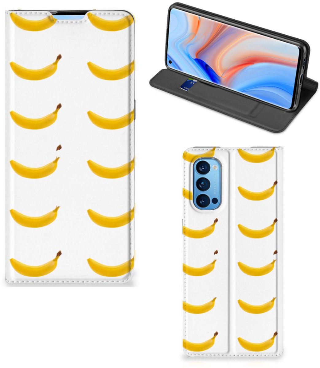 OPPO Reno4 Pro 5G Flip Style Cover Banana