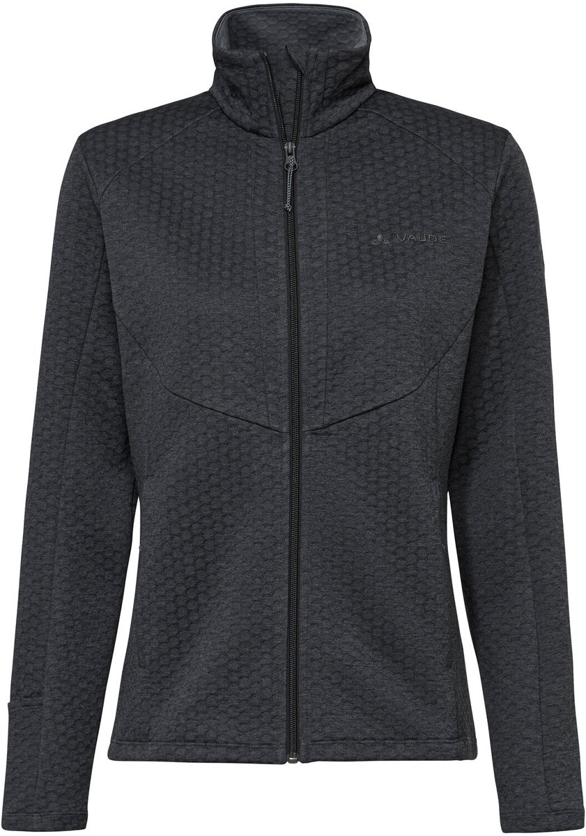 VAUDE Skomer Hiking SC Jas Fleece Jas Dames Outdoor Sportjassen Niet-waterdicht Niet winddicht Fleece Regular fit Zwart