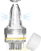 Haarolie-applicator, hoofdhuidolie-applicator, mini-hoofdhuidmassageapparaat om de haargroei te bevorderen, minoxidil-applicatieborstel in flesje, minoxidil-applicatieapparaat met massagerollerbal