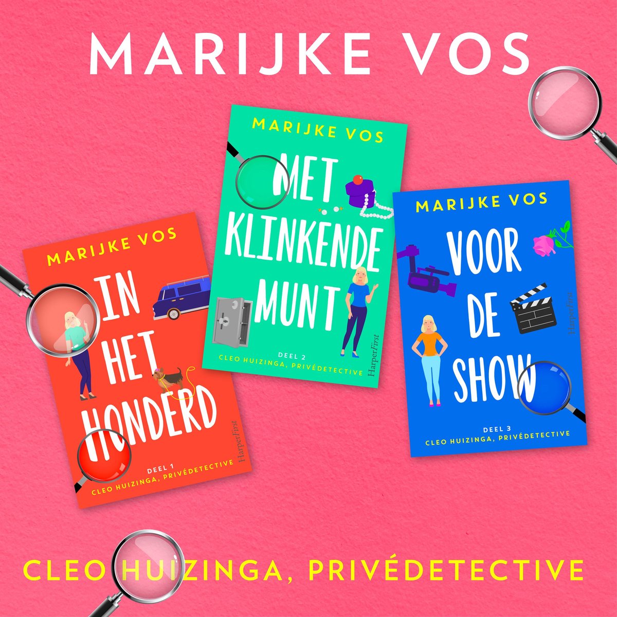 Omslag van Cleo Huizinga, privédetective bundel