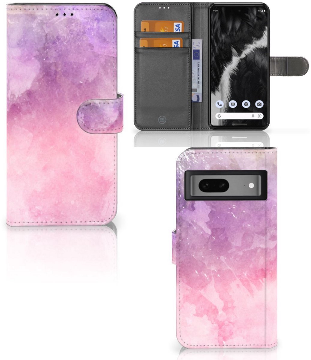 Hoesje Google Pixel 7 Pink Purple Paint