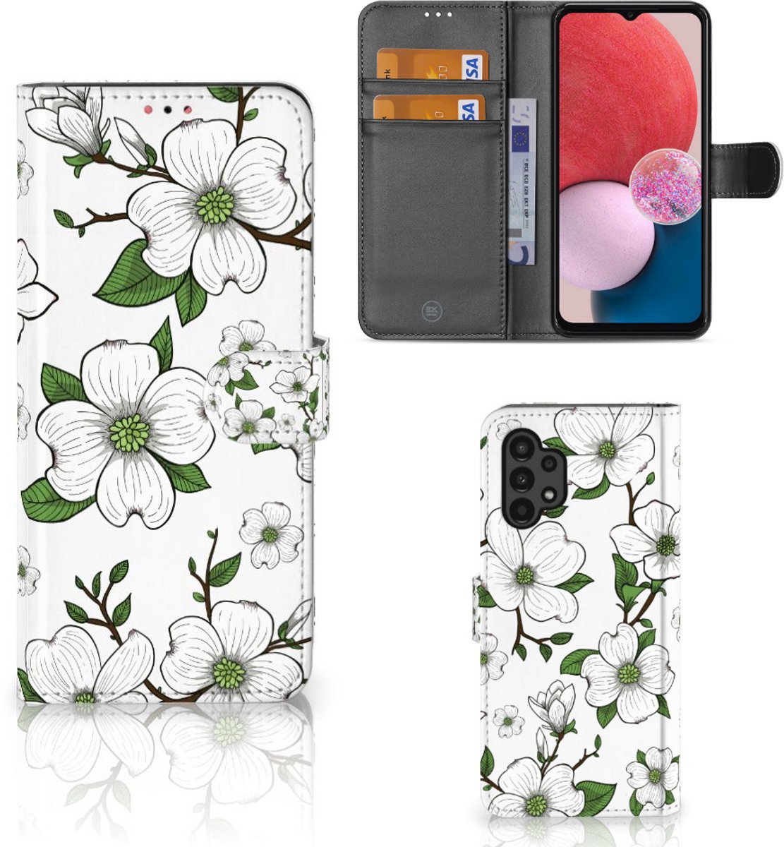 Samsung Galaxy A13 (4G) Hoesje Dogwood Flowers