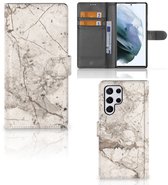 Dossier Samsung Galaxy S22 Ultra Phone Case Marble Beige
