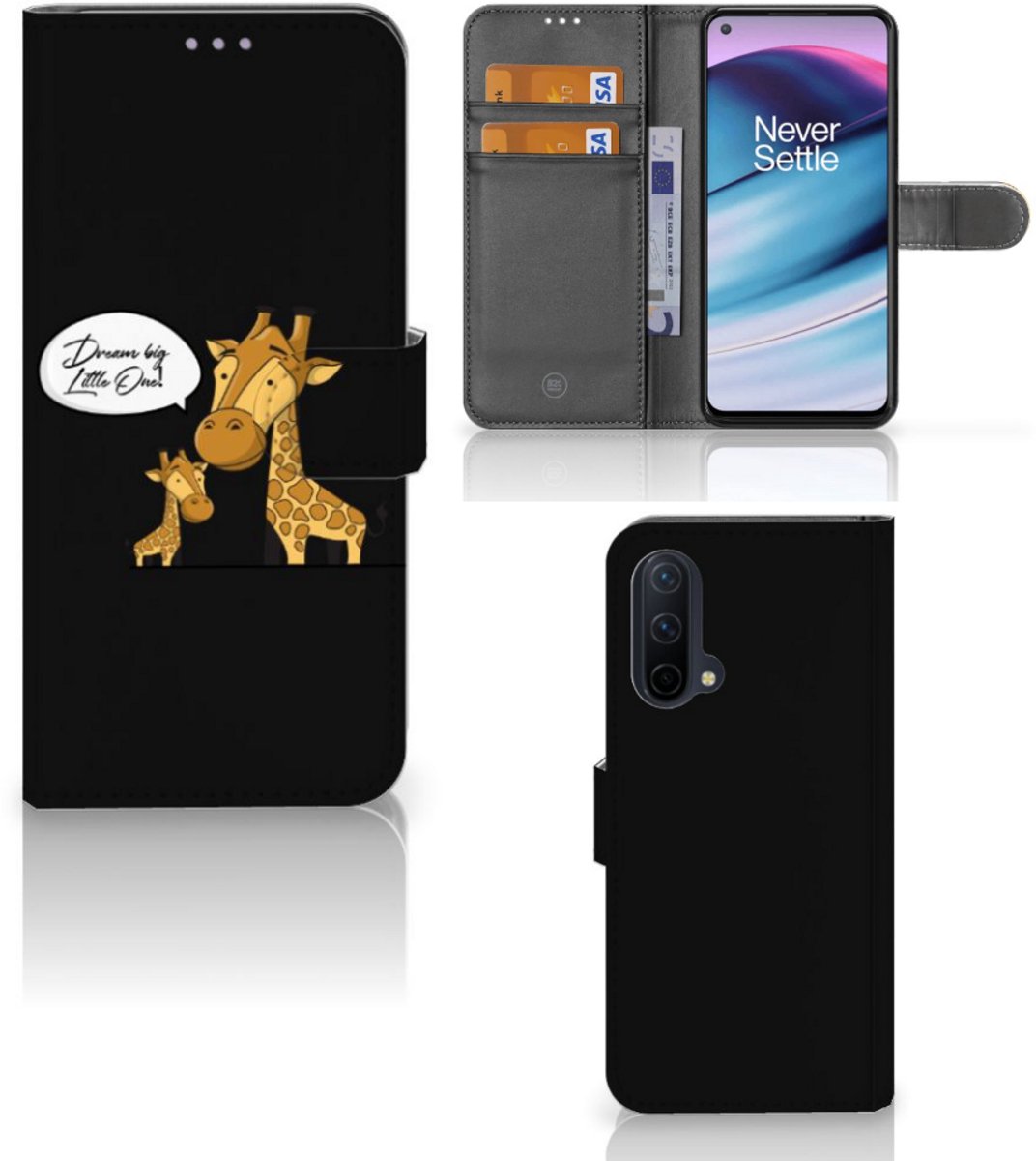 OnePlus Nord CE 5G Leuk Hoesje Giraffe