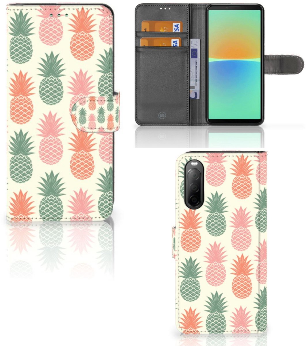 Sony Xperia 10 IV Book Cover Ananas