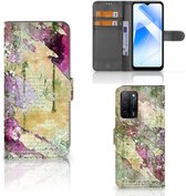 Cuir PU Portefeuille Livre OPPO A16 | A16s Coque Lettre De Peinture