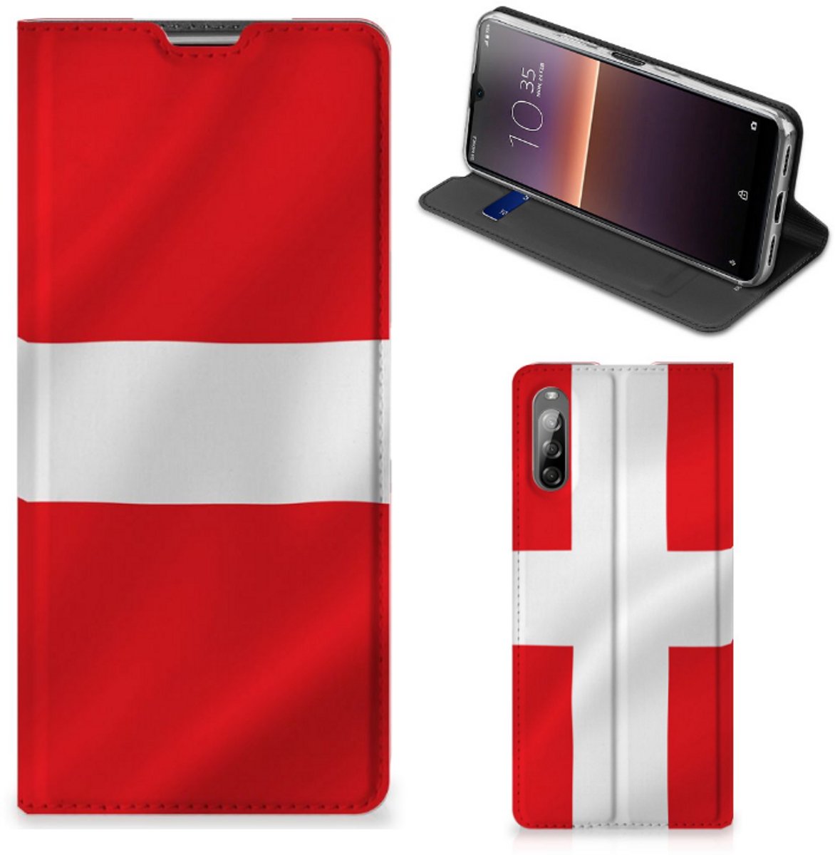 Sony Xperia L4 Standcase Denemarken