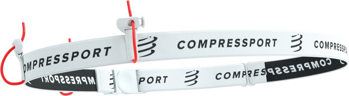 Compressport | Race Belt V2 | Startnummerband | White | -
