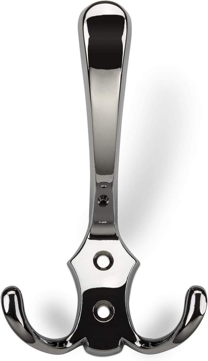 Moderne Kapstok Haak Polished Chrome - Wandhaak Kleding & Hoeden
