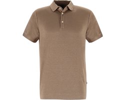 OLYMP Polo Casual - modern fit polo - lichtbruin