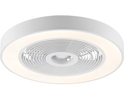 Brilliant Catania - Plafondventilator - LED 40W - CCT - 2700K-6500K - Dimbaar - ICRGB - Nachtlicht - Timer - Afstandsbieding - Wit