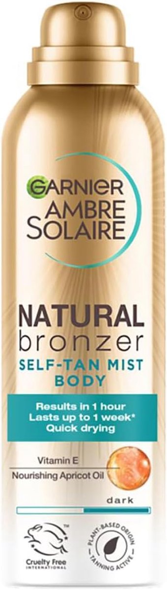 Natuurlijke Bronspray voor het Lichaam 150ml – Geen Strepen