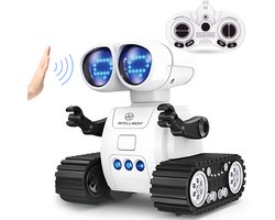 ZoeZo® Intelligent Robot - Interactief STEM Speelgoed - Robot met Afstandsbediening - Bestuurbaar met Handgebaren - Oplaadbaar - Walkie Talkie