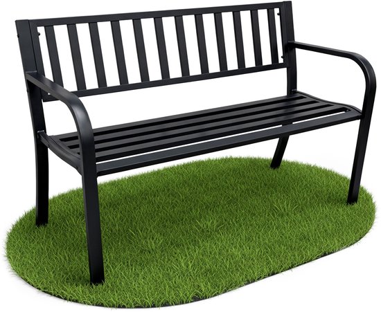 Express Ronda metalen tuinbank - Aluminium - Wit
