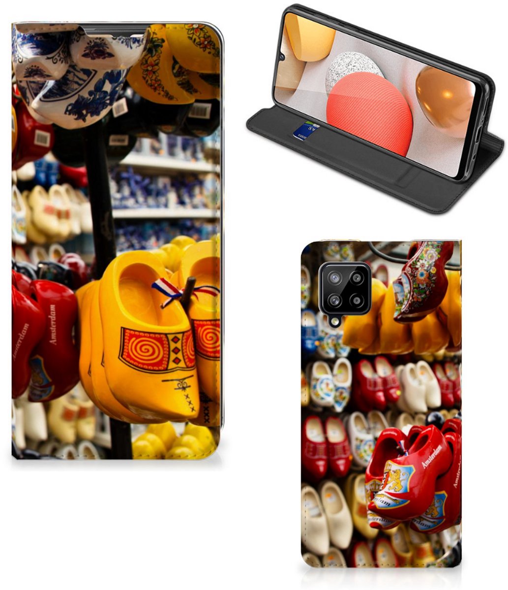 Book Case voor Samsung Galaxy A42 Book Cover Klompen