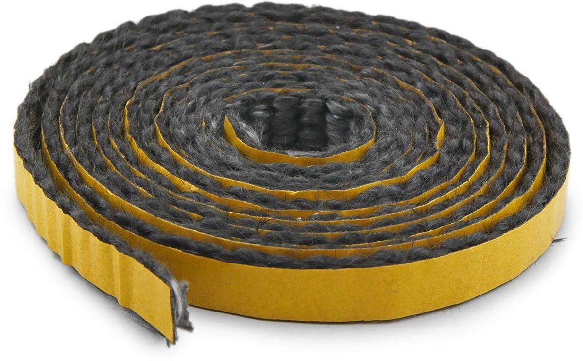 Zelfklevende schoorsteenafdichting 2 m, Ø 10 x 2 mm – Hittebestendig en asbestvrij