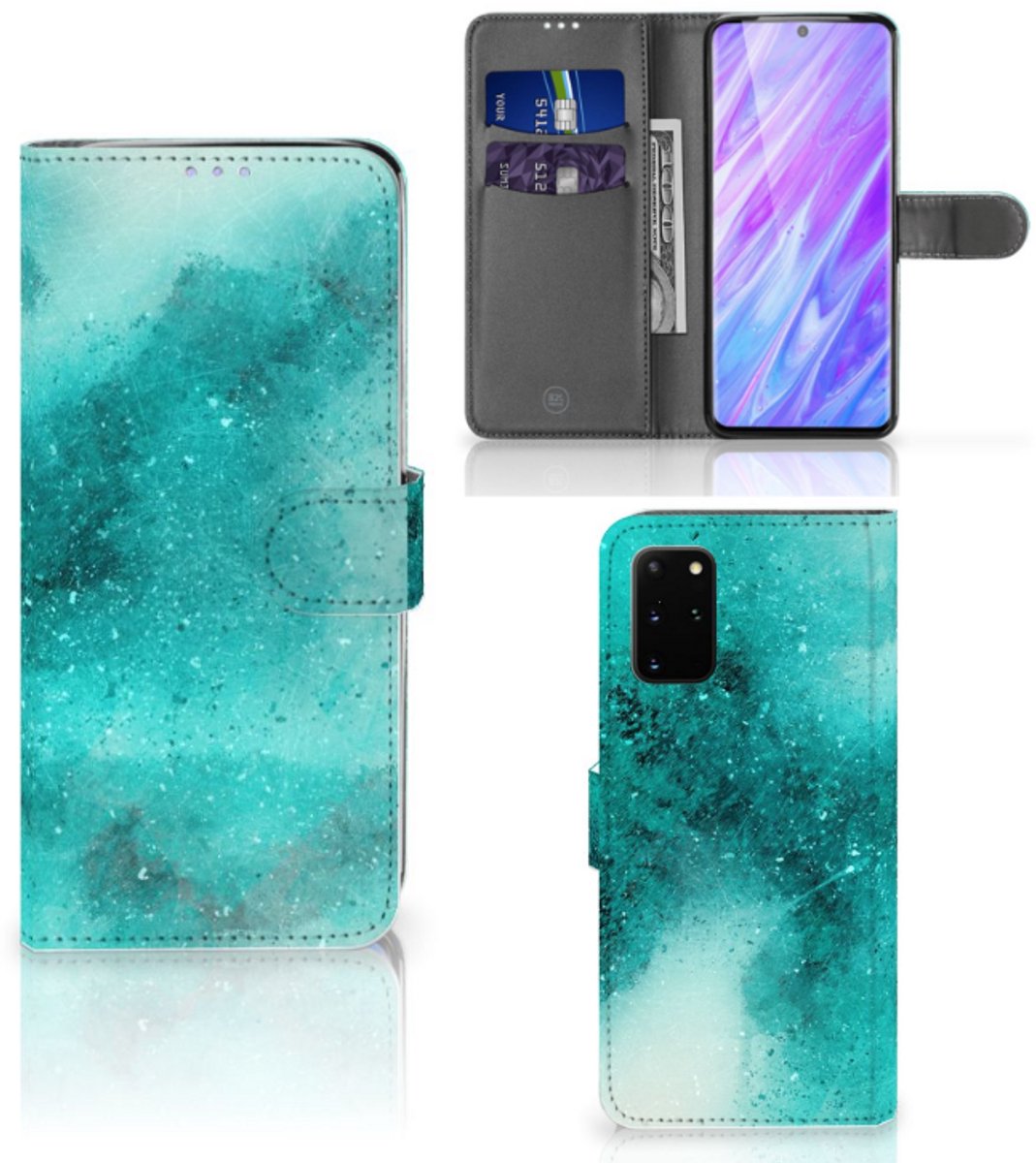 Hoesje Samsung Galaxy S20 Plus Painting Blue