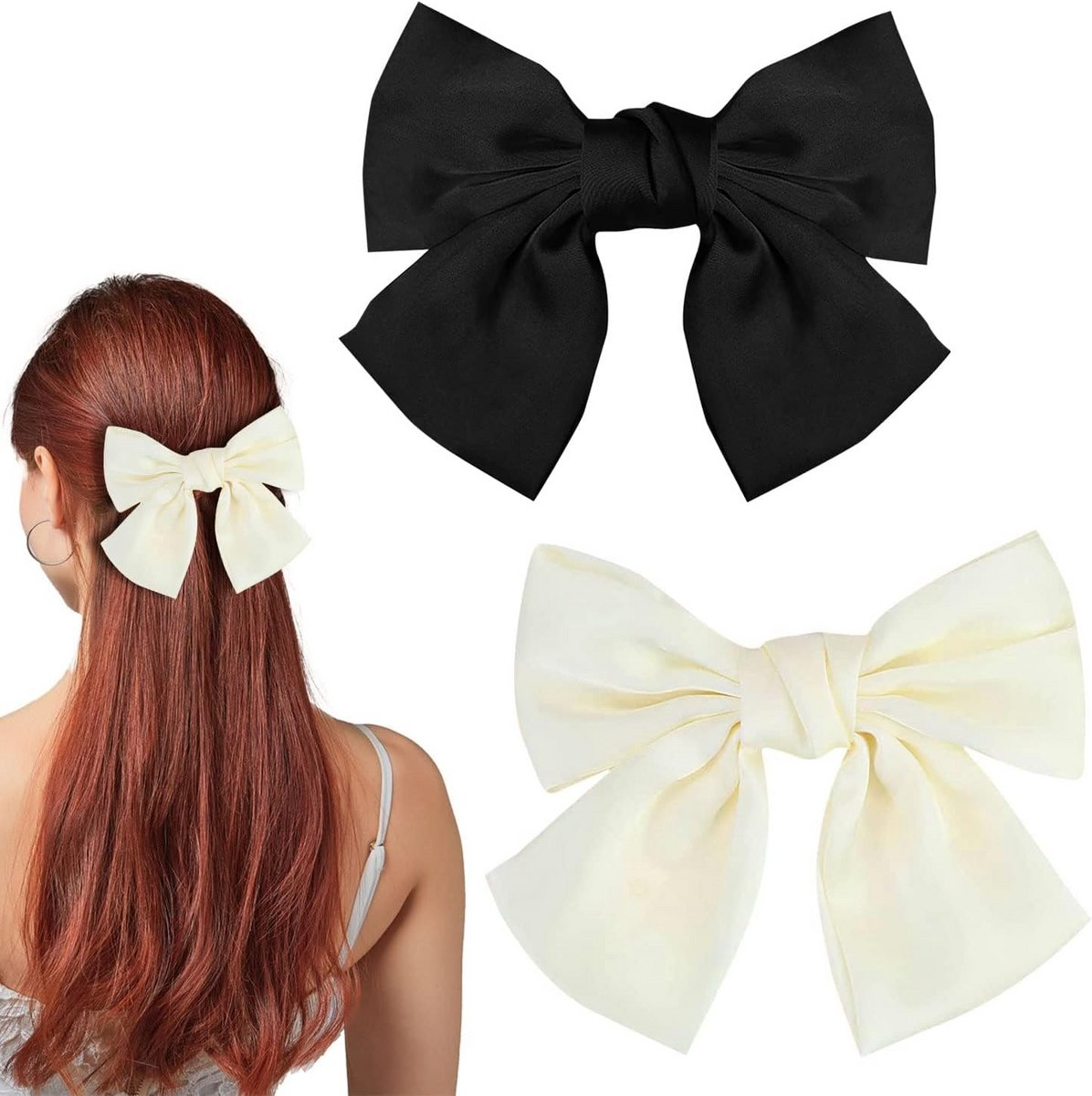 Haarspeld met strik - 2 stuks haaraccessoires voor vrouwen
