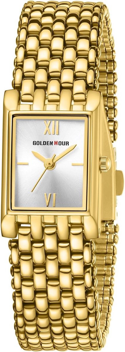 Vintage rechthoekige armband horloge voor dames