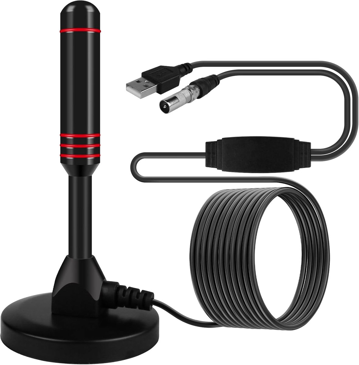 HD Kamerantenne met 360° Ontvangst en Magnetische Voet