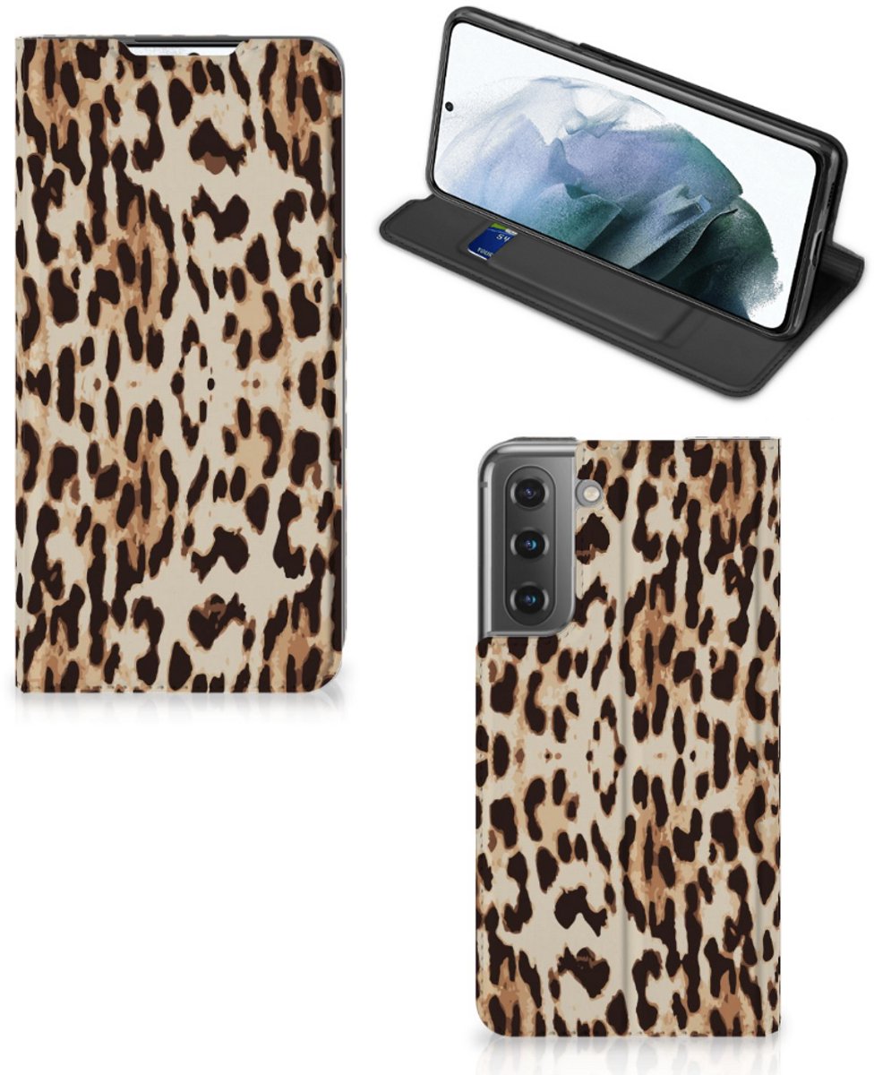 Samsung Galaxy S21 FE Hoesje maken Leopard