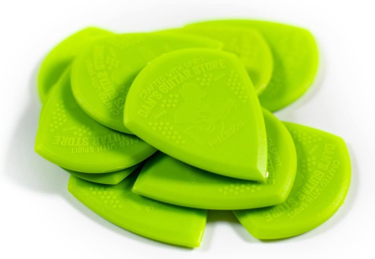 Premium Precision Mini Plectrums Pack van 10 - Hoog Grip en Zichtbaarheid