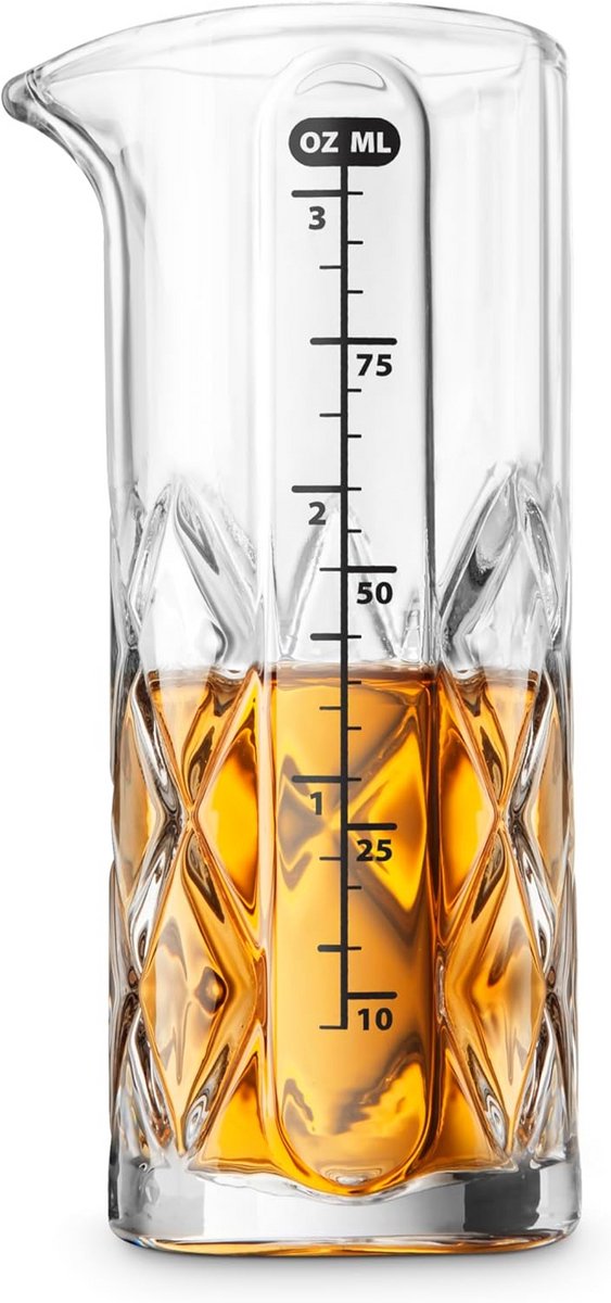 Cocktailmaatbeker met Maatstreepjes - Dubbele Jigger Glazen Jug 100 ml