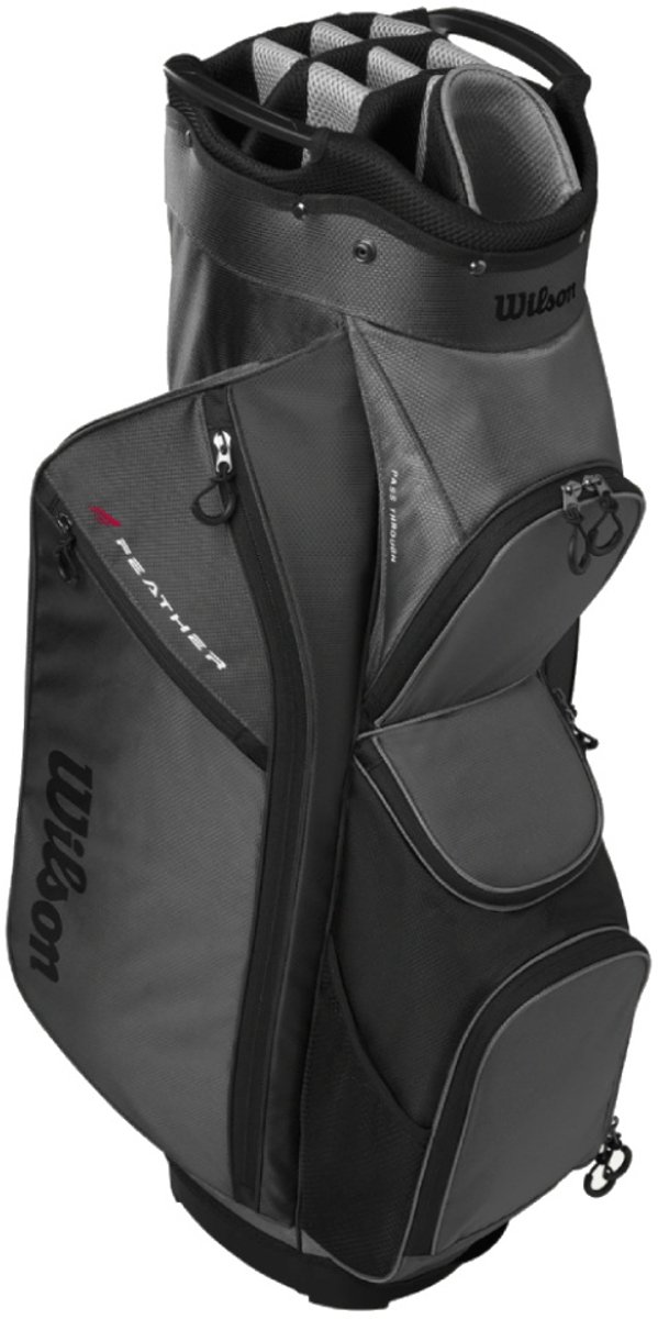 Wilson Feather Cartbag 2026 - Grijs Zwart van Merkloos — afbeelding 4