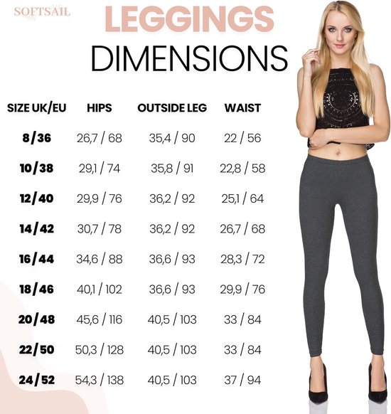 Dameslegging van katoen, halfhoge taille, elastische yogabroek voor sport en mode — afbeelding 3