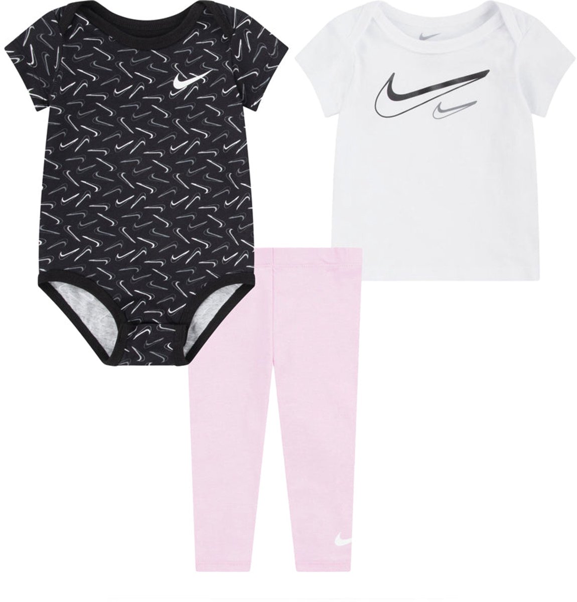 Nike Meisjes Nike Babyset Giftpack 3-Pcs Roze