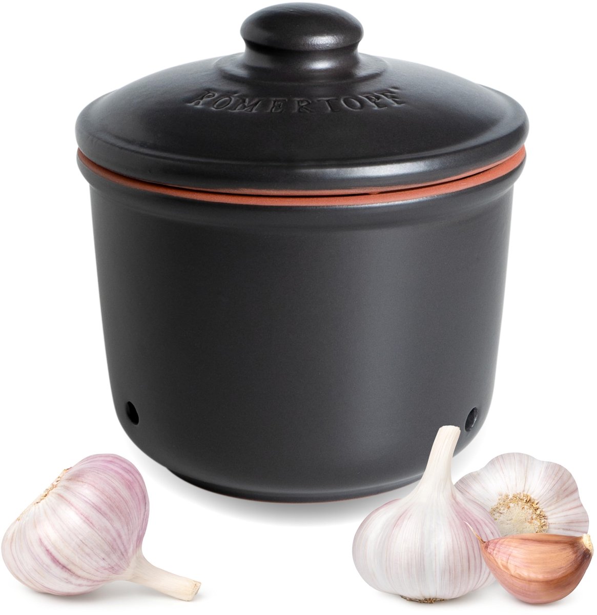 Knoflookpot - Atmungsaktieve Ceramiek - 0,6 Liter